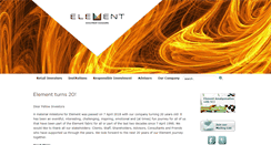 Desktop Screenshot of elementim.co.za